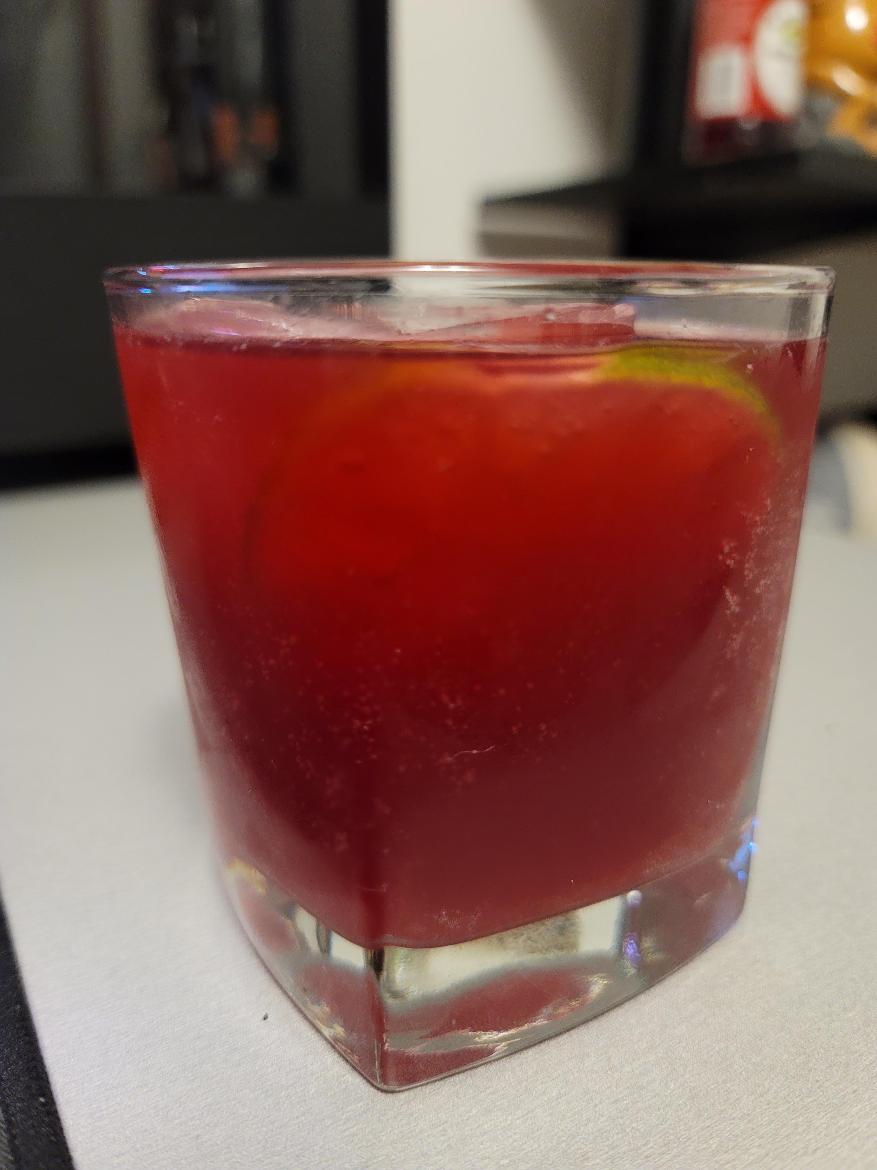 Pomegranate Vodka Gimlet